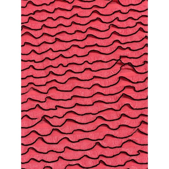 NWT Elementz 3X Pink & Black Wavy Stripe Top Plus Comfy Casual USA - Picture 9 of 12